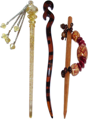 

pronunciation Combo of Multi Color Juda Sticks Bun Stick(Multicolor)