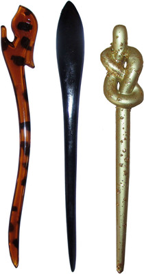 

deductible Combo of Multi Color Juda Sticks Bun Stick(Multicolor)