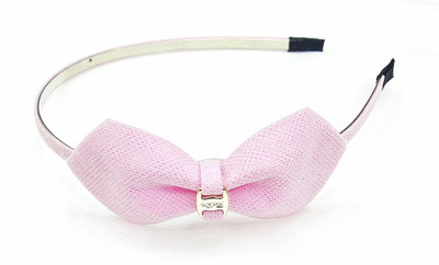 

fairytale Shimmery Pink Bow Hair Bands For Girls Age 1 To 16 Head Band(Pink)