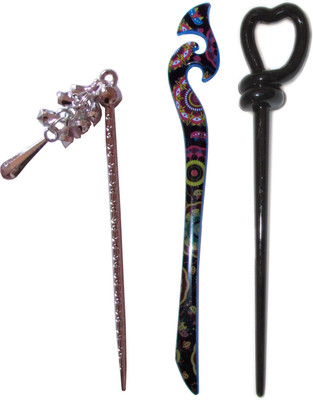 

maintenance Combo of Multi Color Juda Sticks Bun Stick(Multicolor)