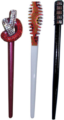 

occurred Combo of Multi Color Juda Sticks Bun Stick(Multicolor)