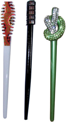 

millennium Combo of Multi Color Juda Sticks Bun Stick(Multicolor)