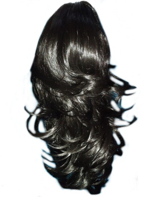 

Alizz Attractive Feather cut Out curl pony tail for girls Hair Extension