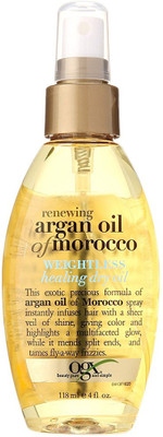 

OGX Renewing Moroccan Argan Oil Weightless Healing Dry Oil, 4 oz Hair Oil(118 ml)
