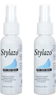 

stylazo Hair Building Fiber Hold Spray 35ml, can be used with all hair fibers & hair styling Hair Styler Spray ,Pack Of 2(70 ml)