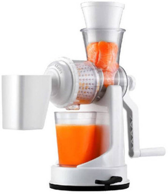 

Alpyog Fruit and Vegetable Orange Juicer with waste cup Plastic Hand Juicer(White Pack of 1)