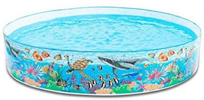 

DINAARKAN 8 FEET INFLATABLE BATH TUB CUM CIRCULAR POOL Inflatable Pool(Multicolor)
