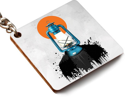 

CRAZYINK KCSQUARE-Lamp Person Key Chain