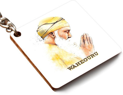 

CRAZYINK KCSQUARE-Waheguru Key Chain