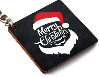

CRAZYINK KCSQUARE-Merry Christmas Everyone Santa Key Chain