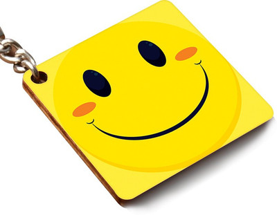 

CRAZYINK KCSQUARE-Simple Smiley Vector Key Chain