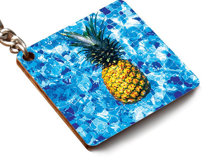 

CRAZYINK KCSQUARE-Cool Pineapple Key Chain
