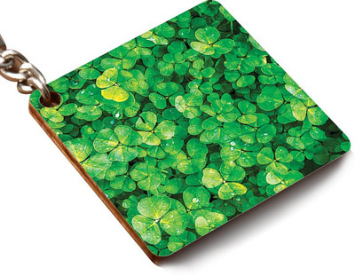 

CRAZYINK KCSQUARE-Leaves Pattern Key Chain