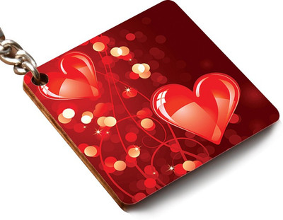 

CRAZYINK KCSQUARE-Red Heart Glowing Key Chain
