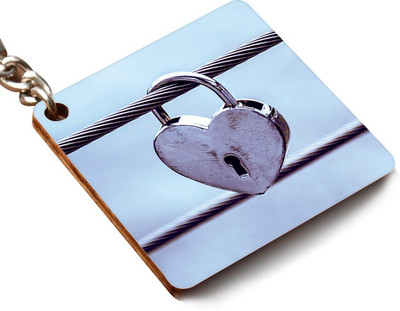 

CRAZYINK KCSQUARE-Love Lock Key Chain