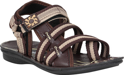 

Claptrap Boys Velcro Sports Sandals(Brown