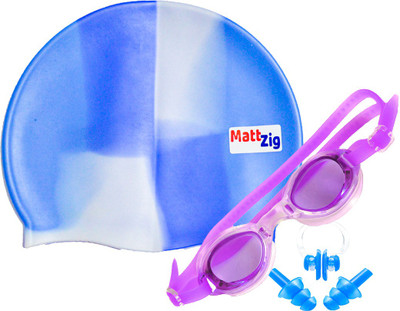 

MattZig ACE (One Cap + One Goggle + Ear Plug + Nose Clip) Swimming Kit