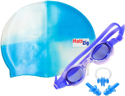 

MattZig ACE (One Cap + One Goggle + Ear Plug + Nose Clip) Swimming Kit