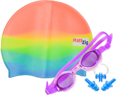 

MattZig ACE (One Cap + One Goggle + Ear Plug + Nose Clip) Swimming Kit