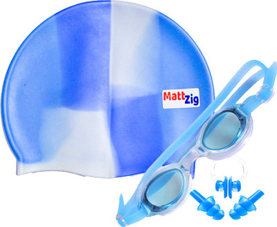 

MattZig ACE (One Cap + One Goggle + Ear Plug + Nose Clip) Swimming Kit