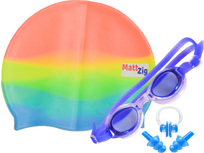 

MattZig ACE (One Cap + One Goggle + Ear Plug + Nose Clip) Swimming Kit