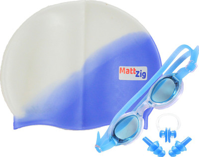 

MattZig ACE (One Cap + One Goggle + Ear Plug + Nose Clip) Swimming Kit