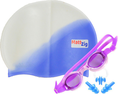 

MattZig ACE (One Cap + One Goggle + Ear Plug + Nose Clip) Swimming Kit