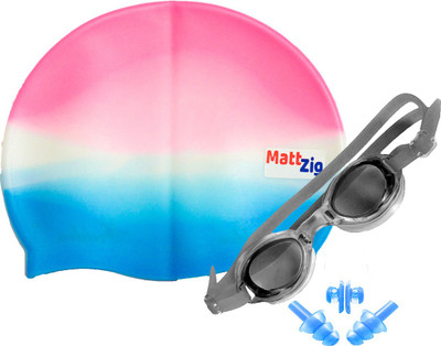 

MattZig ACE (One Cap + One Goggle + Ear Plug + Nose Clip) Swimming Kit