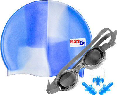 

MattZig ACE (One Cap + One Goggle + Ear Plug + Nose Clip) Swimming Kit