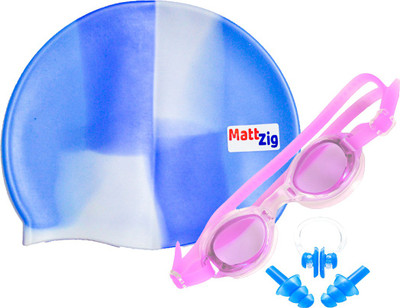 

MattZig ACE (One Cap + One Goggle + Ear Plug + Nose Clip) Swimming Kit