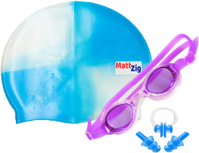 

MattZig ACE (One Cap + One Goggle + Ear Plug + Nose Clip) Swimming Kit