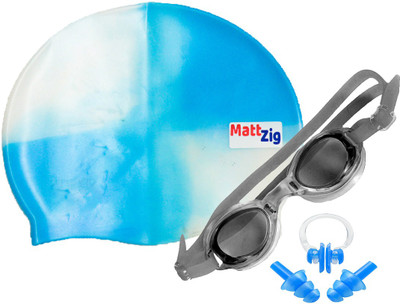 

MattZig ACE (One Cap + One Goggle + Ear Plug + Nose Clip) Swimming Kit