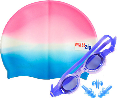 

MattZig ACE (One Cap + One Goggle + Ear Plug + Nose Clip) Swimming Kit