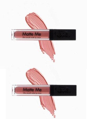 

JEFFY Matte Me for stunning look & Ulta Smooth Lipstick(multicolor)