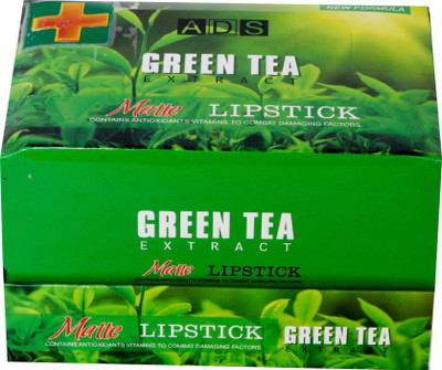

ADS Plus (+) Rich with Green tea extract based lipstick waterproof,organic set of 24.(Multicolor, 3.5 ml)