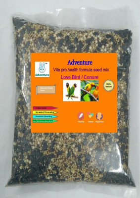 

Adventure vita pro health formula seed mix African Lovebird/Conure(Breeding formula) 950 g Dry Bird Food