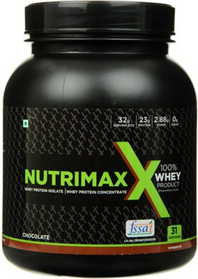 NUTRIMAXX Nutrimaxx 100% Whey Protein chocolate 1 Kg Whey Protein(1000 g, Chocolate)