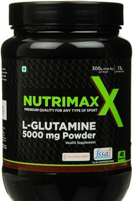 

NUTRIMAXX Nutrimaxx L-Glutamine 300 gm Glutamine(300 g, Lemon)