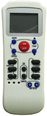 

Vinstar AC-82 split ac remote Compatible with Carrier split ac Remote Controller(White)