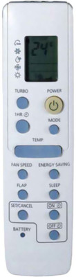 

Vinstar ac-6 split ac remote Compatible with Samsung split ac Remote Controller(White)