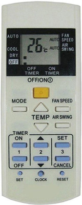 

Vinstar split ac remote Compatible with Panasonic split ac Remote Controller(White)