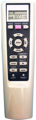 

Vinstar ac-30 split ac remote Compatible with Haier split ac Remote Controller(White)