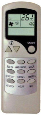 

Vinstar ac-01 split ac remote Compatible with Videocon split ac Remote Controller(White)
