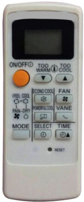 

Vinstar ac-122 split ac remote Compatible with Mitsubhishi split ac Remote Controller(White)