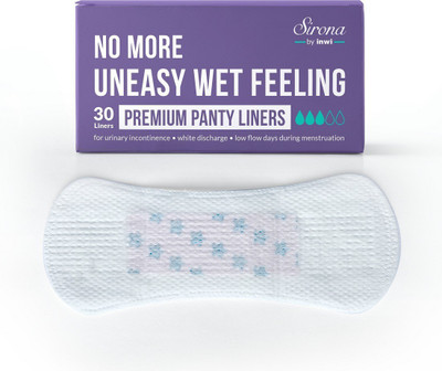 

SIRONA Ultra Thin Permium Regular Panty Liners Made with 100% Organic Cotton, Suitable for Normal Flow and Everyday Use - 30 Count Pantyliner