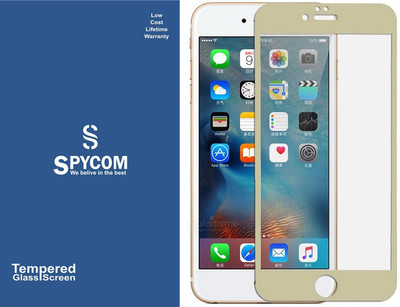 SpyCom Tempered Glass Guard for Apple Iphone 6s Plus(edge to edge cover tempered glass)(Pack of 1)