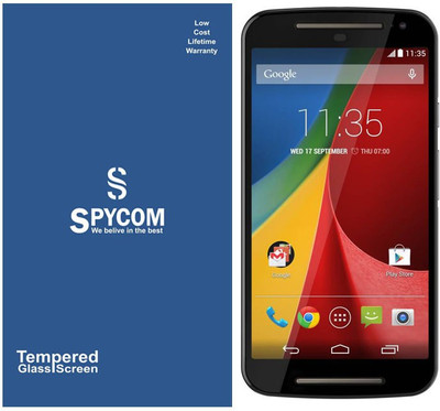 SPYCOM Tempered Glass Guard for Motorola moto G2 (edge to edge cover tempered glass)(Pack of 1)