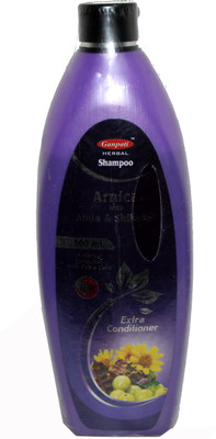 

Ganpati Herbal Arnica, Amla & Shikakai 100% Resulted Shampoo With Extra Conditioner(500 ml)