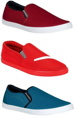 

WELDONE Combo Pack Of 3 Loafers For Men(Multicolor