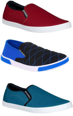 

WELDONE Combo Pack Of 3 Loafers For Men(Multicolor